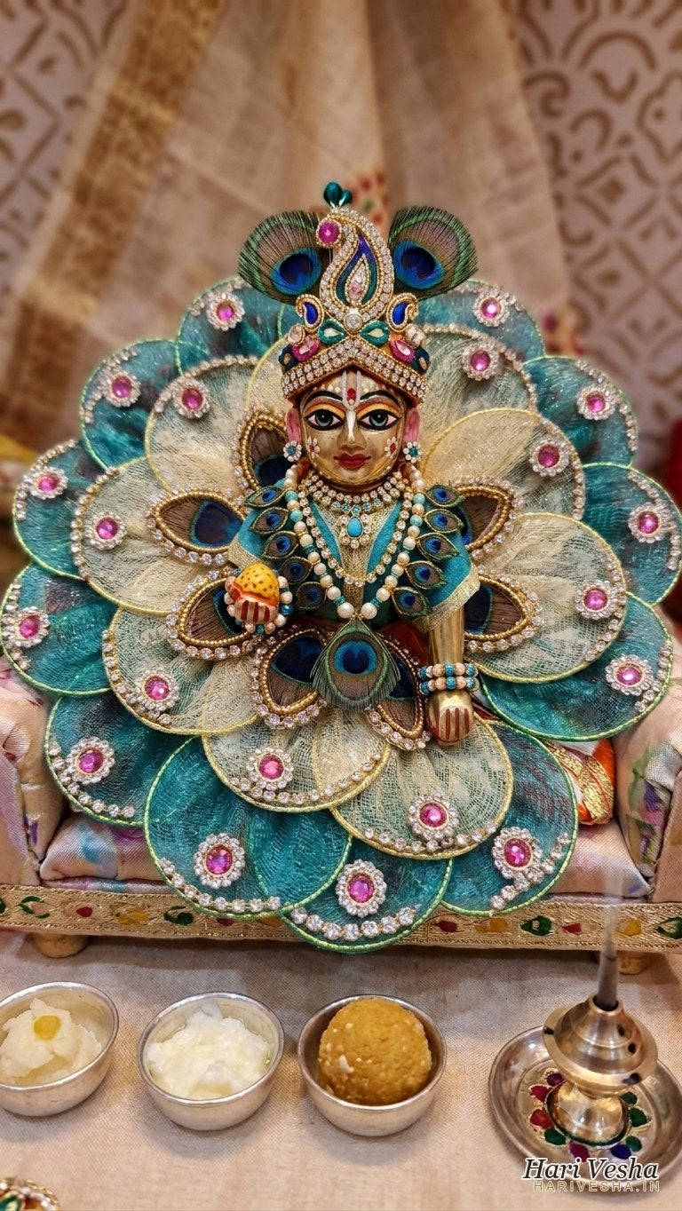 Peacock Green Poshak