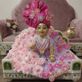 Purple Poshak with flower work