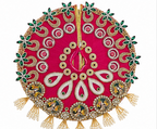 Pink Laddu Gopal Poshak & Pagdi