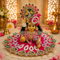 Pink Laddu Gopal Poshak & Pagdi
